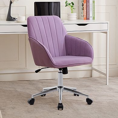 Adjustable Swivel Home Office Chair with High Backrest