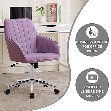 Adjustable Swivel Home Office Chair with High Backrest