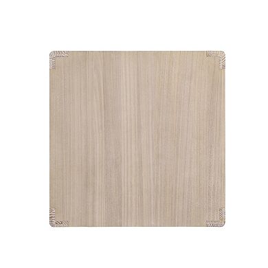 Whisen Farmhouse Coffee Table with Soft Rounded Profile