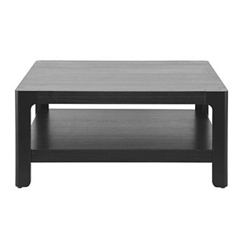Whisen Farmhouse Coffee Table with Soft Rounded Profile