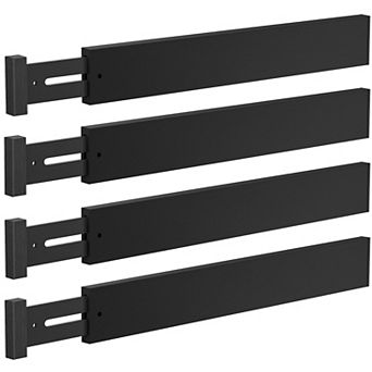 Bamboo Drawer Dividers Expandable Kitchen Dresser Organizer