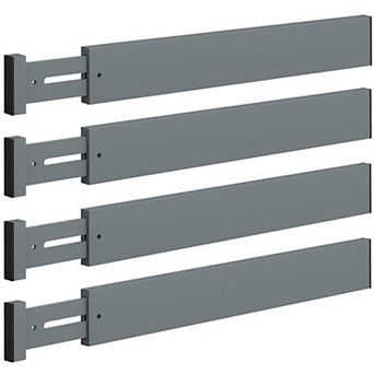 Bamboo Drawer Dividers Expandable Kitchen Dresser Organizer