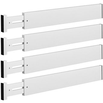 Bamboo Drawer Dividers Expandable Kitchen Dresser Organizer