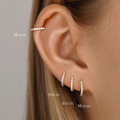 Tiny Huggie Hoop Earrings