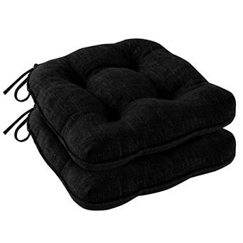 Tufted Memory Foam Dining Chair Cushions with Ties Non Slip