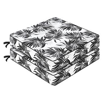 Waterproof Patio Chair Cushions with Straps 3-Year Color Fastness