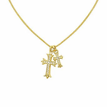 Dainty Cross Chain Necklace
