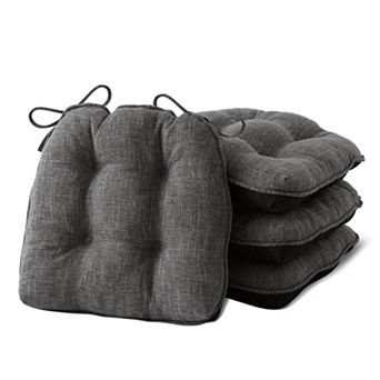 Tufted Memory Foam Dining Chair Cushions with Ties Non Slip