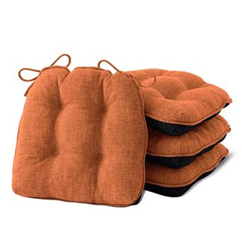 Tufted Memory Foam Dining Chair Cushions with Ties Non Slip