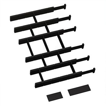 Bamboo Drawer Dividers Expandable Adjustable Organizer Inserts