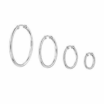 Stackable Hoop Earring Set