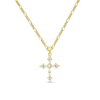 Dainty Cross Charm Necklace
