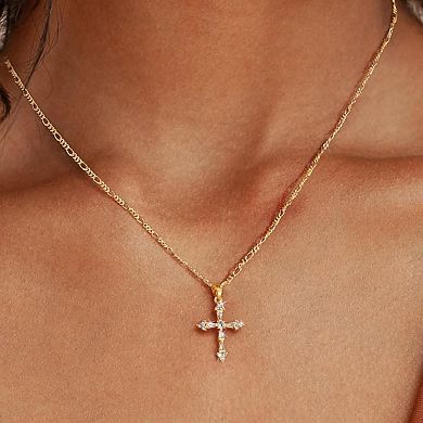 Dainty Cross Charm Necklace