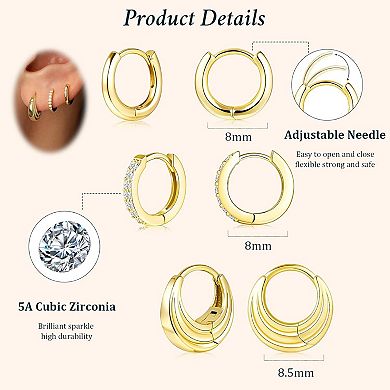 Dainty Stackable Hoop Set