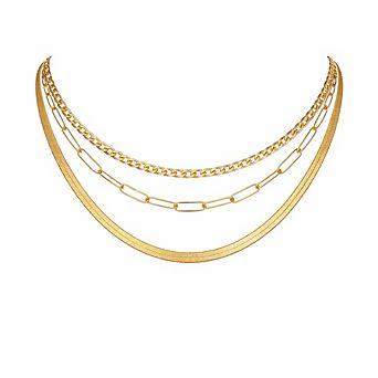 Stackable Chain Necklace Set