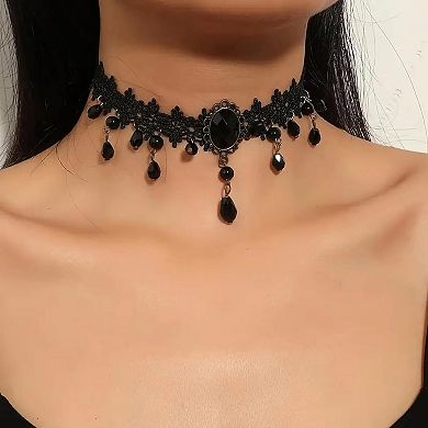 Layered Velvet Choker Necklace