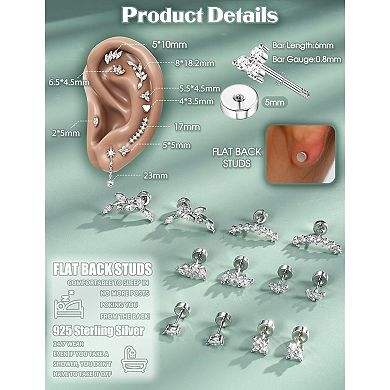 Cartilage Stud for Sensitive Ears