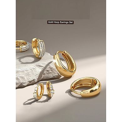 Stackable Hoop Earrings Set