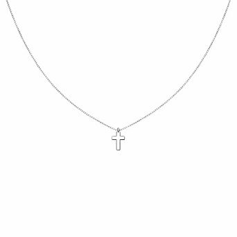 Classic Cross Charm Necklace