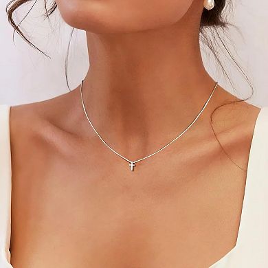 Classic Cross Charm Necklace