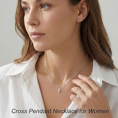 Classic Cross Charm Necklace