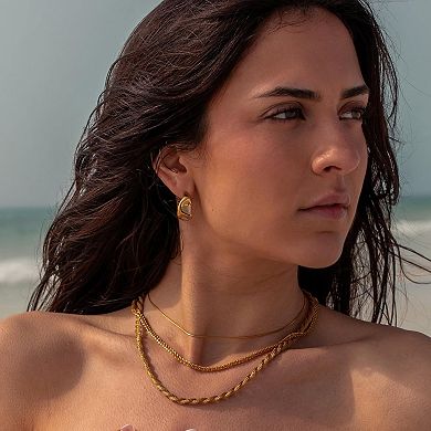 Minimal Gold Stud Set