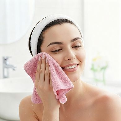 10 Pack Soft 12x12 Washcloths, Ultra Absorbent, Machine Washable, Multi-Purpose