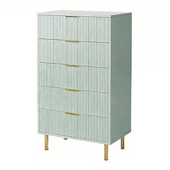 5 Drawer Dresser for Bedroom, Tall Dresser Chest of Drawers
