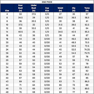 Swimsuits for All Women's Smocked Ring Strap One Piece Swimsuit