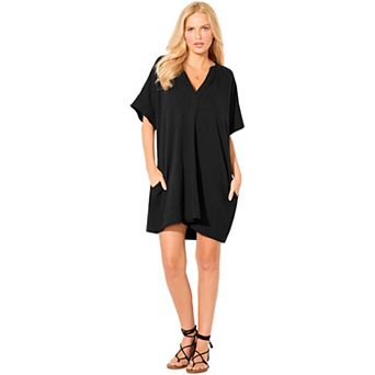 Swimsuits for All Women's Gauze V-Neck Cover Up