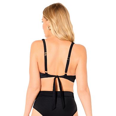 Swimsuits for All Women's Plunging Triangle Bikini Top