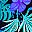Blue Hawaiian Floral