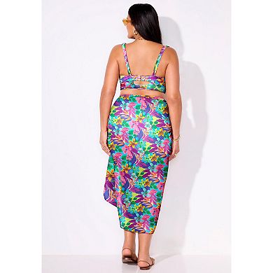 Swimsuits for All Women's Lightweight Adjustable Sarong Wrap Skirt Cover Up