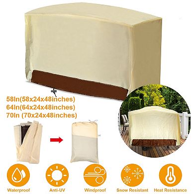 210D Waterproof BBQ Grill Cover Windproof & Dustproof