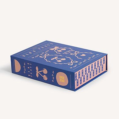 Block Printing Kit Cherry Bow Print Tote Bag