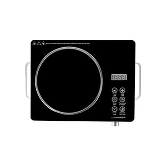 3500W Electric Ceramic Stove Single Burner Hot Plate with Timer