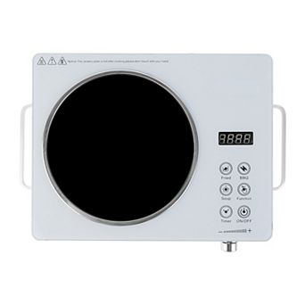 3500W Electric Ceramic Stove Single Burner Hot Plate with Timer