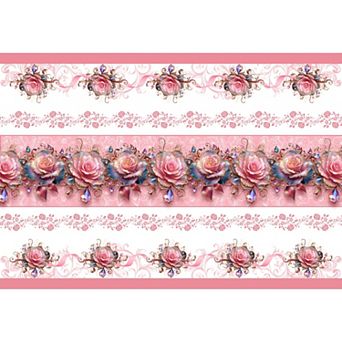 Boho Floral Flower Tablecloth, Table Cover for Home Decor