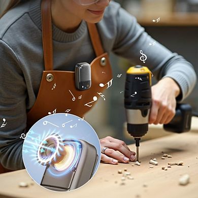 Upgrade Wearable Bluetooth Speaker with Voice Assistant