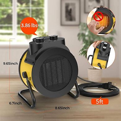 Patio Electric Heater with Adjustable Angle