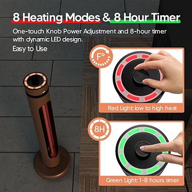 Carbon Fiber Tube Infrared Patio Heater