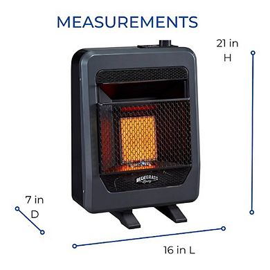 Propane Patio Heater with Thermostat Control