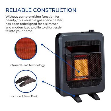 Propane Patio Heater with Thermostat Control