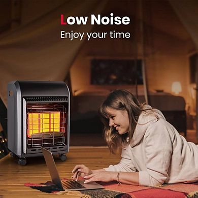 Patio Gas Heater with Gas Regulator