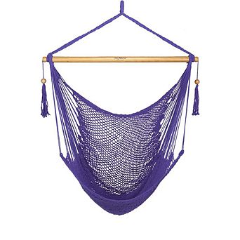 Extra-Large Rope Hammock Chair, 300 lbs
