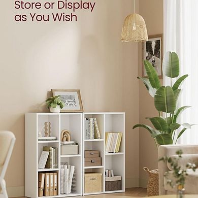 White Cube Bookshelf with 5 Compartments