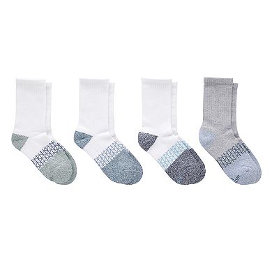 Boys Hanes® 4-Pack Moisture-Wicking Crew Socks