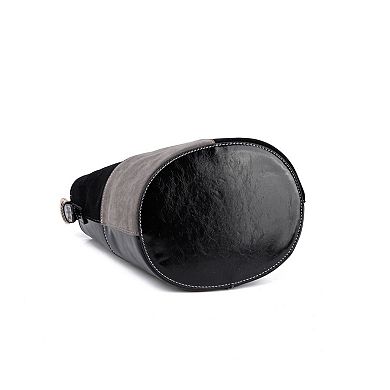 MKF Collection Arianna Adjustable Strap Bucket Bag