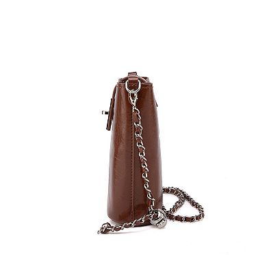 MKF Collection Evelina Chain Strap Mini Bucket Shoulder Bag by Mia K