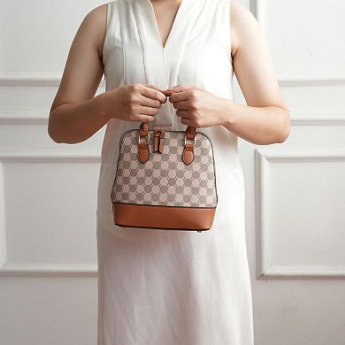 MKF Collection Marjorie Circular Print Satchel Bag by Mia K